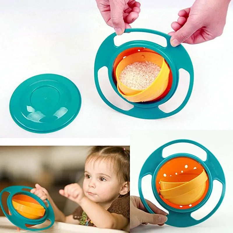 Tigela giroscópica universal para bebê [GiroMix]